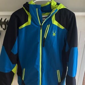 Spyder Neon Green and Blue Jacket